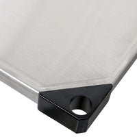 Omcan - 24″ x 36″ Stainless Steel Solid Shelf for Chrome Racks - 49137