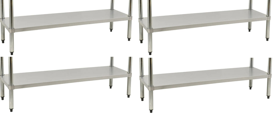 Omcan - 24” x 48” Standard Undershelf For Work Tables, Pack of 3 - 22096