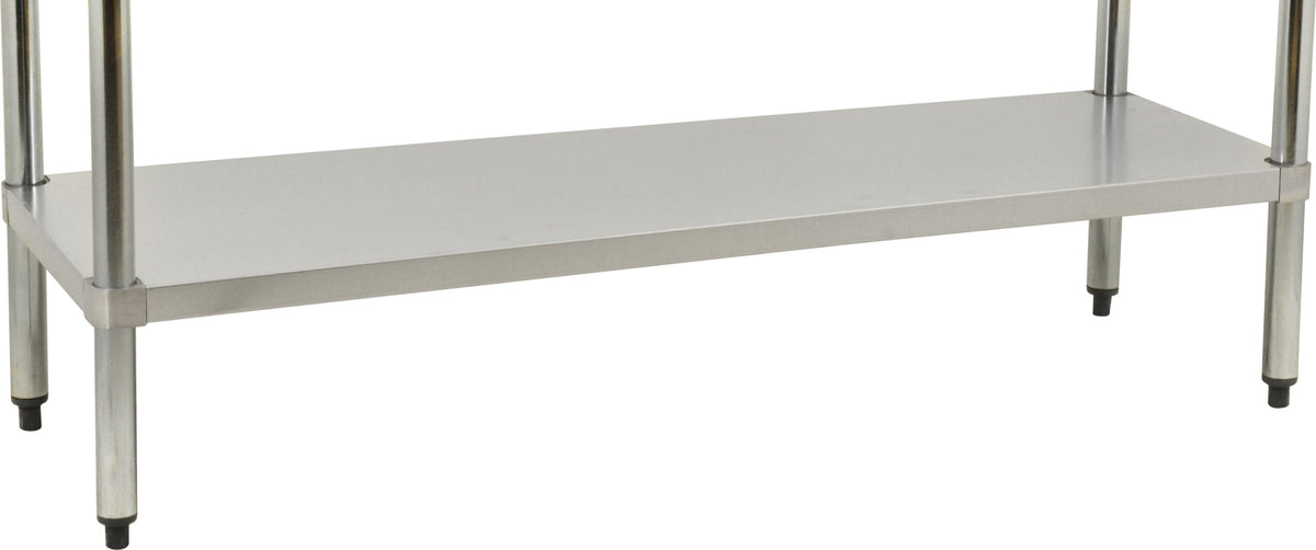 Omcan - 24” x 60” Standard Undershelf For Work Tables, Pack of 2 - 22097