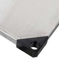 Omcan - 24″ x 72″ Stainless Steel Solid Shelf for Chrome Racks - 49140