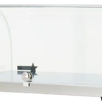 Omcan - 25 L Capacity Countertop Food Display Case with Curved Front Glass - 44370
