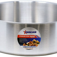 Omcan - 25 QT Stainless Steel Brazier with Cover - 80429