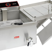 Omcan - 25 lbs Oil Capacity Countertop Electric Fryer - 48522