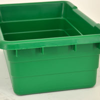 Omcan - 25″ x 16″ x 8.5" Green Stackable Meat Lug, Pack of 5 - 10937