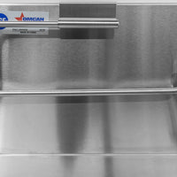 Omcan - 25.2 x 34.3 x 38.2" Portable Hand Sink with Backsplash and Water Heater Tank and Pump - 46788