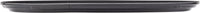 Omcan - 26" Black Oval Non-Slip Service Tray (660 mm x 559 mm), Pack of 3 - 80107