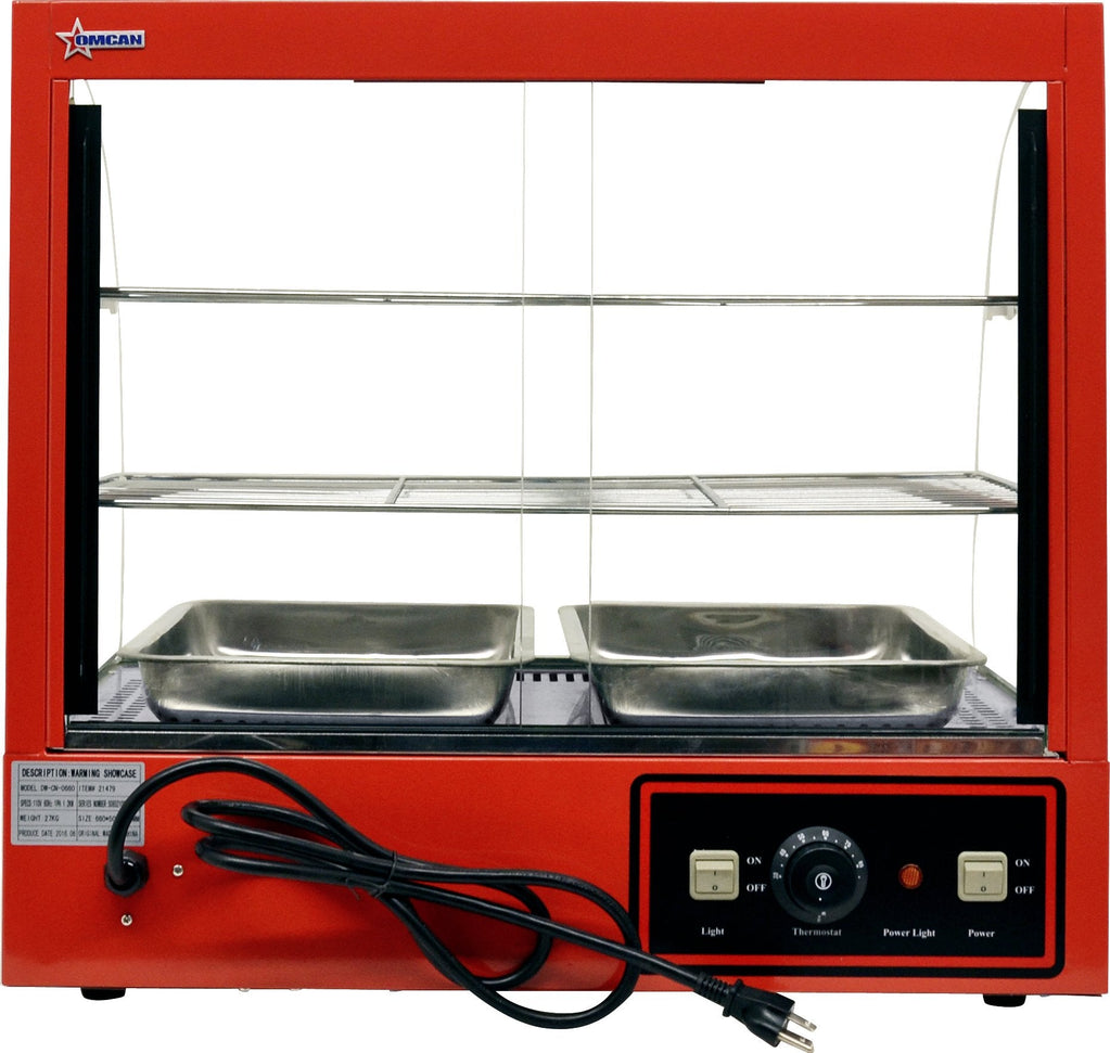 Omcan - 26" Curved Glass Display Warmer - DW-CN-0660