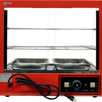 Omcan - 26" Curved Glass Display Warmer - DW-CN-0660