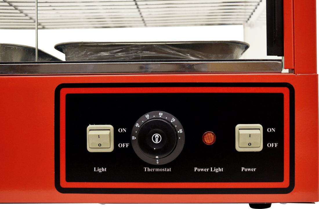 Omcan - 26" Curved Glass Display Warmer - DW-CN-0660