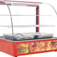 Omcan - 26" Curved Glass Display Warmer - DW-CN-0660