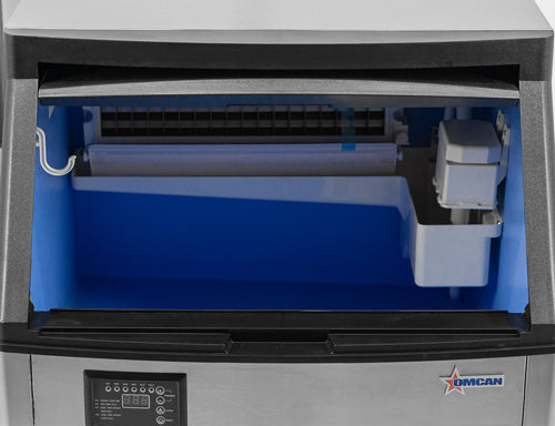 Omcan - 26″ Ice Maker Dual Water Input with 80 lb Bin Capacity - 47484