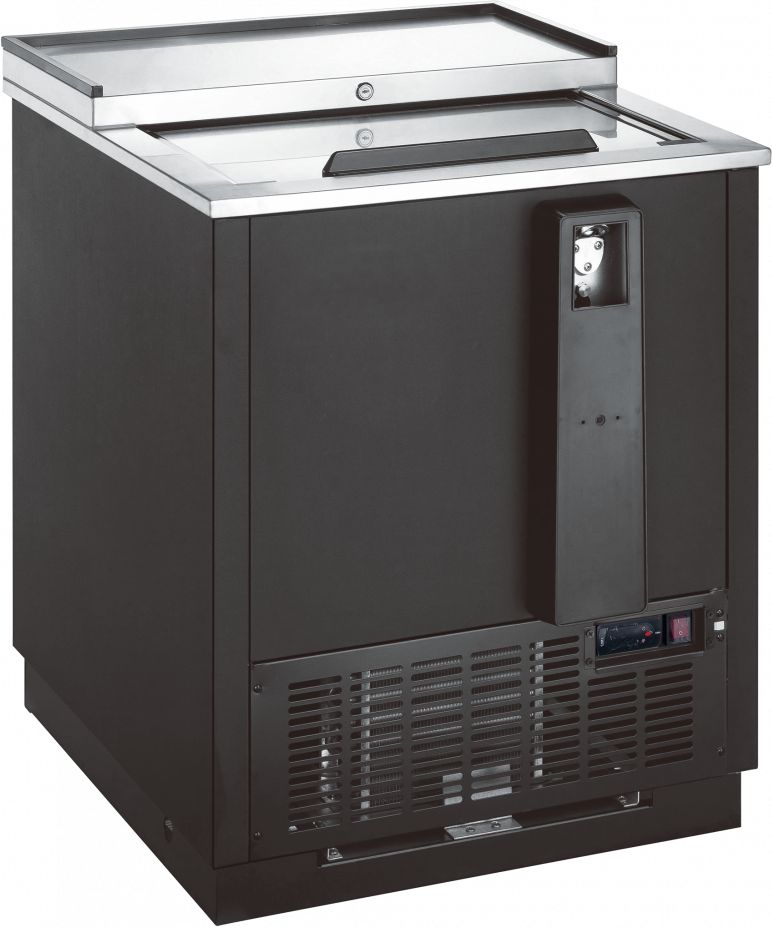 Omcan - 26″ Reach-In Beer Bottle Cooler With 5 Cu. Ft. Capacity - 50038