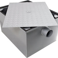 Omcan - 26" x 16.5" x 16.5" Grease Trap Steel With Capacity 50 lbs - 48140