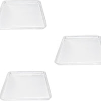 Omcan - 26″ x 18″ x 3/4″ White Fiberglass Market Tray, Pack of 3 - 43567