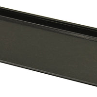 Omcan - 26” x 9” x 3/4" Black Fiberglass Tray, Pack of 5 - 85240