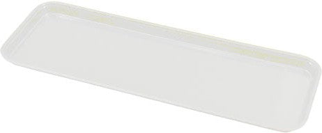 Omcan - 26″ x 9″ x 3/4″ White Fiberglass Market Tray, Pack of 10 - 85260