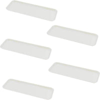 Omcan - 26″ x 9″ x 3/4″ White Fiberglass Market Tray, Pack of 10 - 85260