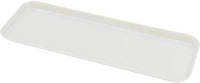 Omcan - 26″ x 9″ x 3/4″ White Fiberglass Market Tray, Pack of 5 - 85260