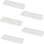 Omcan  - 26″ x 9″ x 3/4″ White Fiberglass Market Tray, Pack of 5 - 85260