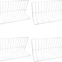 Omcan - 27” x 12” x 8” White Wire Freezer Divider, Pack of 4 - 10746