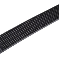 Omcan - 27" x 3.25" Black Bar Rail Spill Mat (457 x 305 mm), Pack of 20 - 80365
