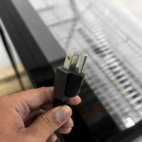 Omcan - 28" Stainless Steel Countertop Drop-in Curved Glass Refrigerated Display Showcase - 47560