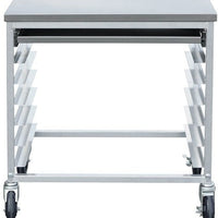 Omcan - 28.25″ x 18″ x 30″ Aluminium Meat Slicer Cart - 44722