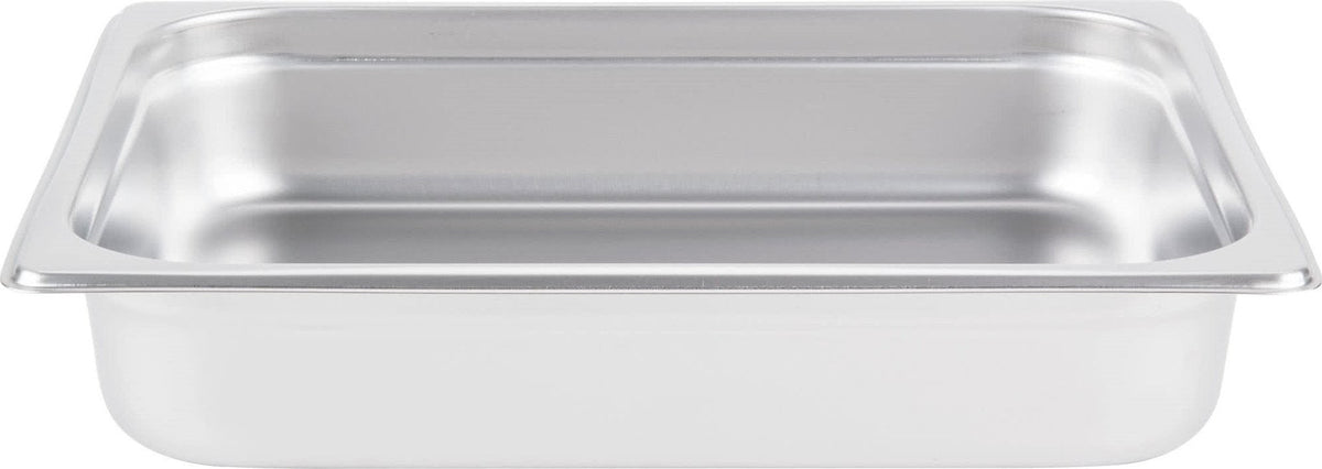 Omcan - 2.5" Deep 1/2-Size Stainless Steel Steam Table Pan, Pack of 10 - 80262