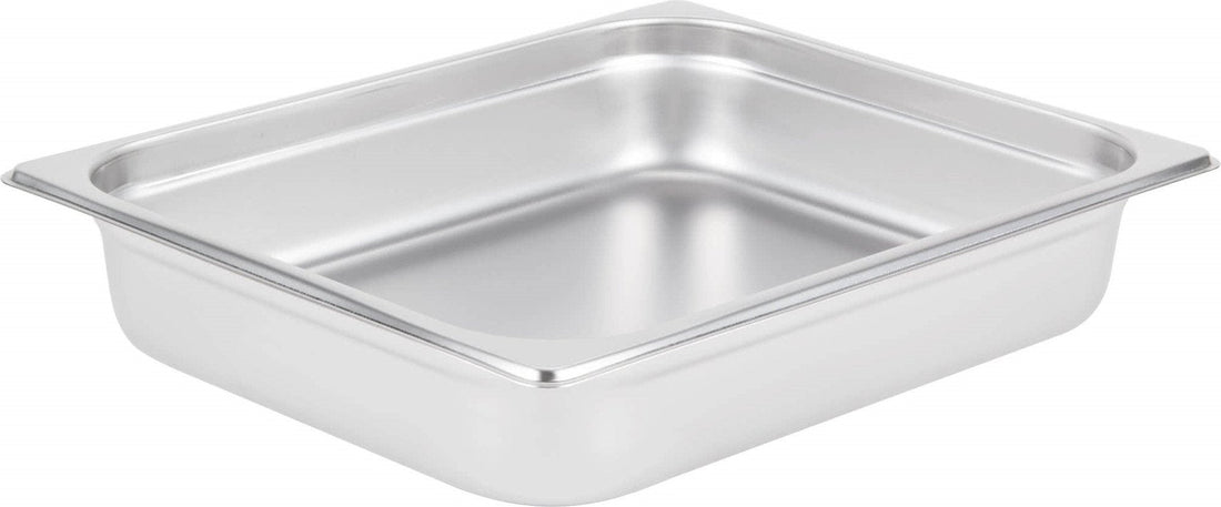 Omcan - 2.5" Deep 1/2-Size Stainless Steel Steam Table Pan, Pack of 15 - 80262