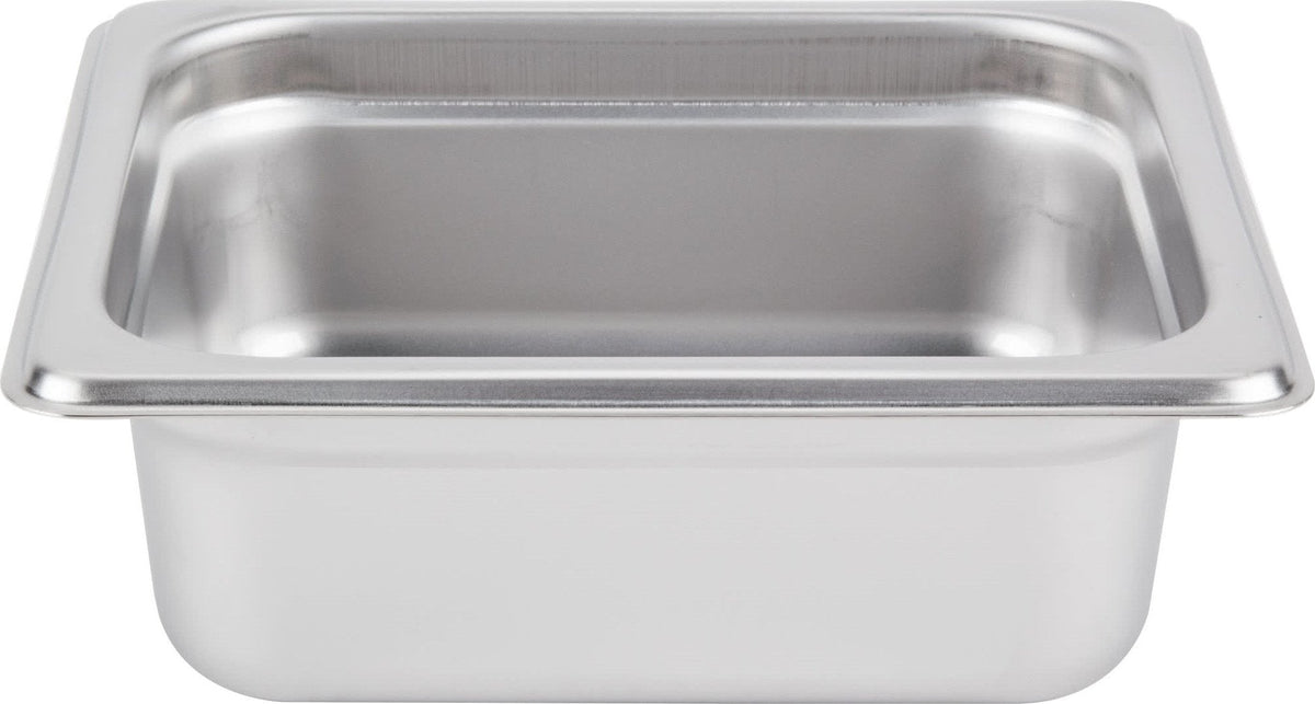 Omcan - 2.5" Deep 1/6-Size Stainless Steel Steam Table Pan, Pack of 20 - 80277
