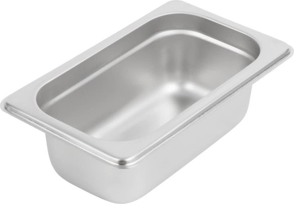 Omcan - 2.5" Deep 1/9-Size Stainless Steel Steam Table Pan, Pack of 20 - 80282