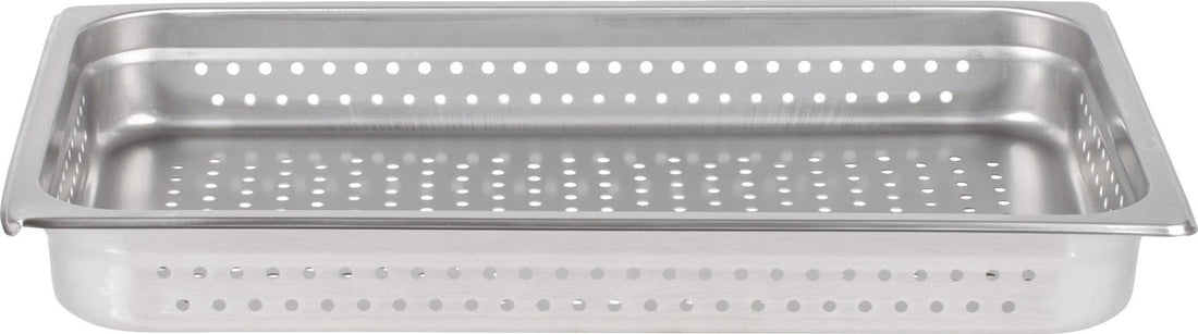 Omcan - 2.5" Deep Full Size Perforated Steam Table Pan, Pack of 10 - 85188