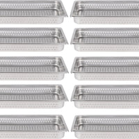 Omcan - 2.5" Deep Full Size Perforated Steam Table Pan, Pack of 10 - 85188