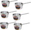 Omcan - 2.5 QT Aluminium Sauce Pan, Pack of 5 - 43343