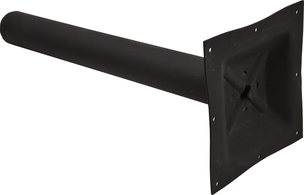 Omcan - 3" D x 40" H Black Column with Square Top Spider, Pack of 3 - 43509