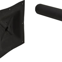 Omcan - 3" D x 40" H Black Column with Square Top Spider, Pack of 3 - 43509