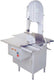 Omcan - 3 HP Biro Meat Band Saw with Movable Structure and Right to Left Feed - 3334SS-4003FH