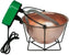 Omcan - 3 L Hand Mixer with Copper Pot & Painted Steel Wire Support - 47318