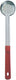Omcan - 3 Oz One-Piece Stainless Steel Perforated Portion Control Spoon with Ivory Handle, Pack of 45  - 80783