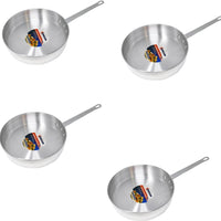 Omcan - 3 QT Aluminium Saute Pan, Pack of 4 - 43442