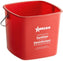Omcan  - 3 QT Red Cleaning And Sanitizing Pail, Pack of 30 - 81017