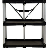 Omcan - 3 Tier Black Folding Dining Cart - 47108