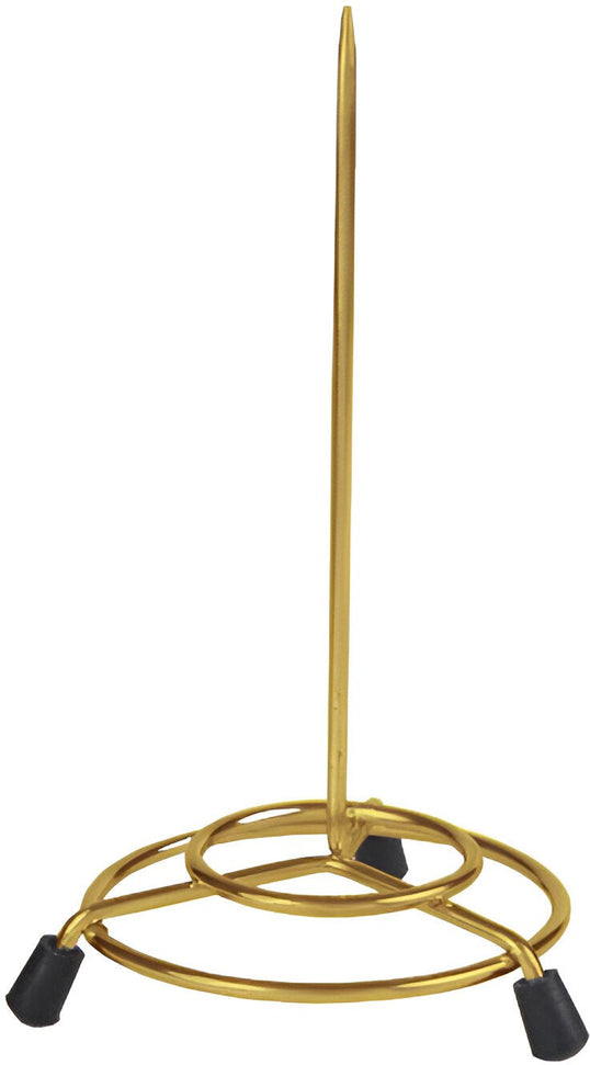 Omcan - 3" x 6" Brass Plated Check Spindle, Pack of 100 - 47488