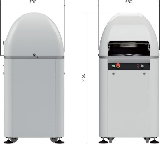 Omcan - 30 Division White Automatic Bun Rounding Divider - BE-IT-30A-1P
