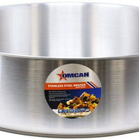 Omcan - 30 QT Stainless Steel Brazier with Cover - 80430