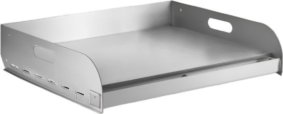 Omcan - 30″ Stainless Steel Griddle Plate Top for Outdoor BBQ Grill #47352 and #47353 - 47843