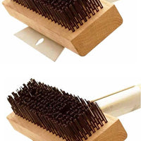 Omcan - 30" Ultimate Oven And Grill Brush with Round Carbon Steel Wires, Pack of 2 - 44216