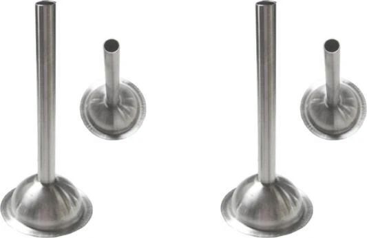 Omcan - 30 mm Stainless Steel Spout for # 12 Meat Grinder, Pack of 2 - 10013