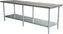 Omcan - 30″ x 108″ All Stainless Steel Worktable with Stainless Steel Undershelf and Legs - 45155