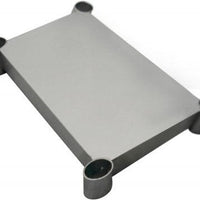 Omcan - 30″ x 12″ Stainless Steel Undershelf for 47691 All Stainless Steel Work Table, Pack of 2 - 47677